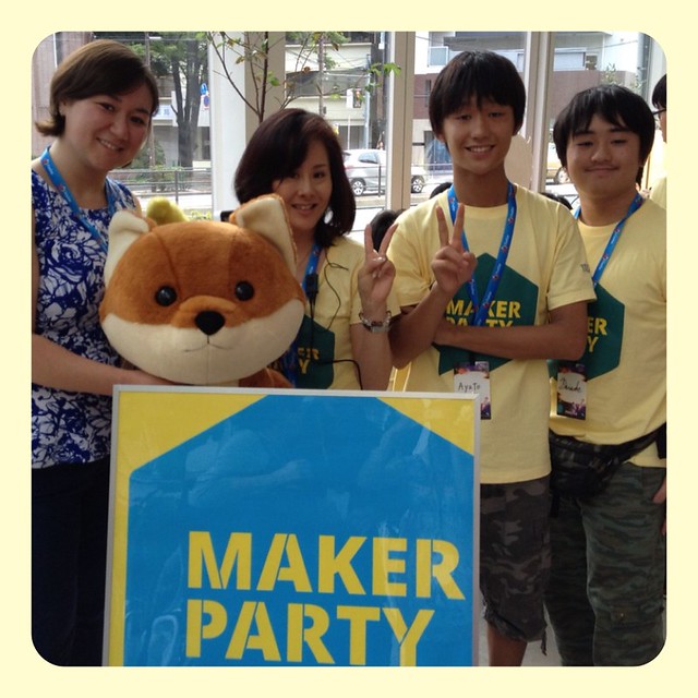 Maker Party team w/Fox-suke