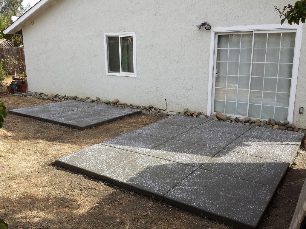 New Patio And Spa Pad In Winters