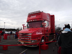 The Coke Christmas Truck in Clacton