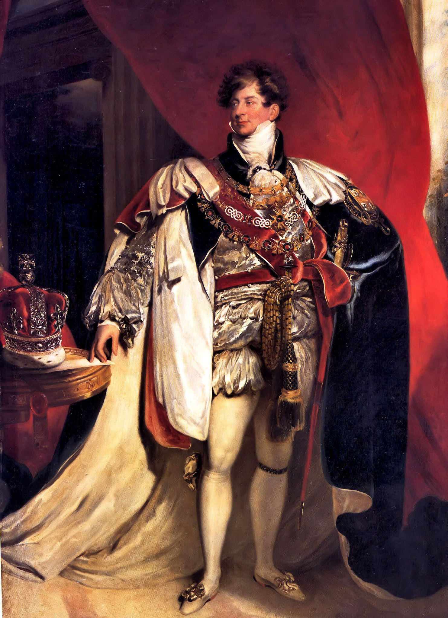 George, Prince Regent and Prince of Wales; later George IV by Thomas Lawrence, 1816