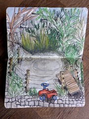 Sketchbook: Gartensicht