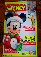 Grande exposition anniversaire - Le Journal de Mickey(Hôtel de ville de Levallois Perret du 13 au 28 décembre 2014)