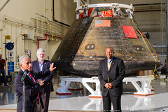 NASA Administrator Charlie Bolden Meets Orion
