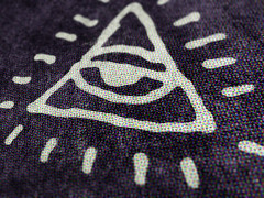Create an LP jacket with the Arsenal's occult symbols collection
