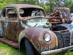 Remains Of A 1940 Ford Coupe