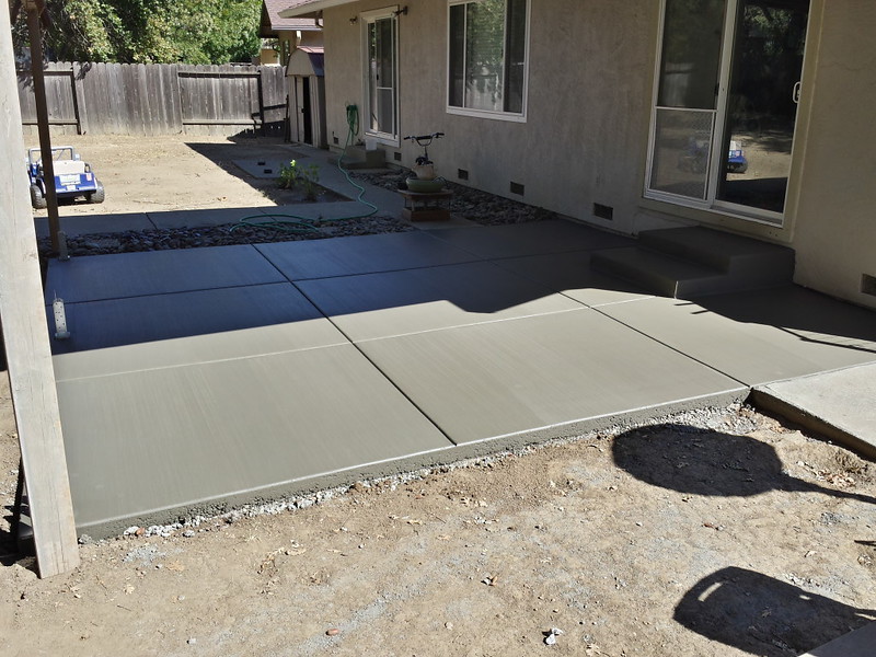 Concrete Patio Removed And Replaced In Vacaville