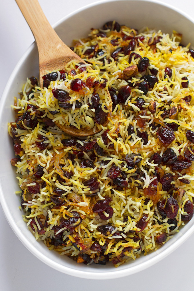 Persian Cranberry Rice Pilaf