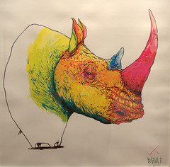 Art animalier - Rhinocéros