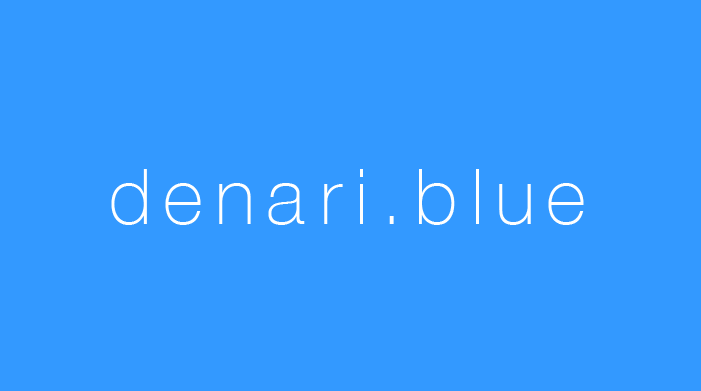 denari.blue release