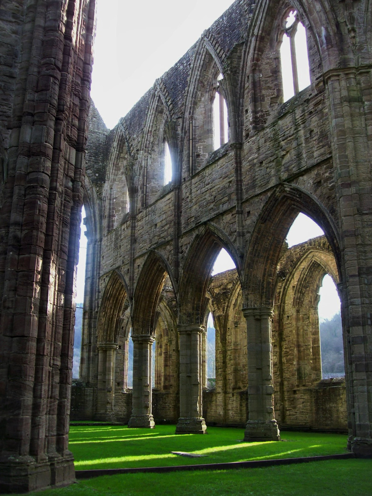 The nave, Tintern Abbey. Credit Poliphilo