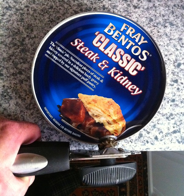 Opening the tin
