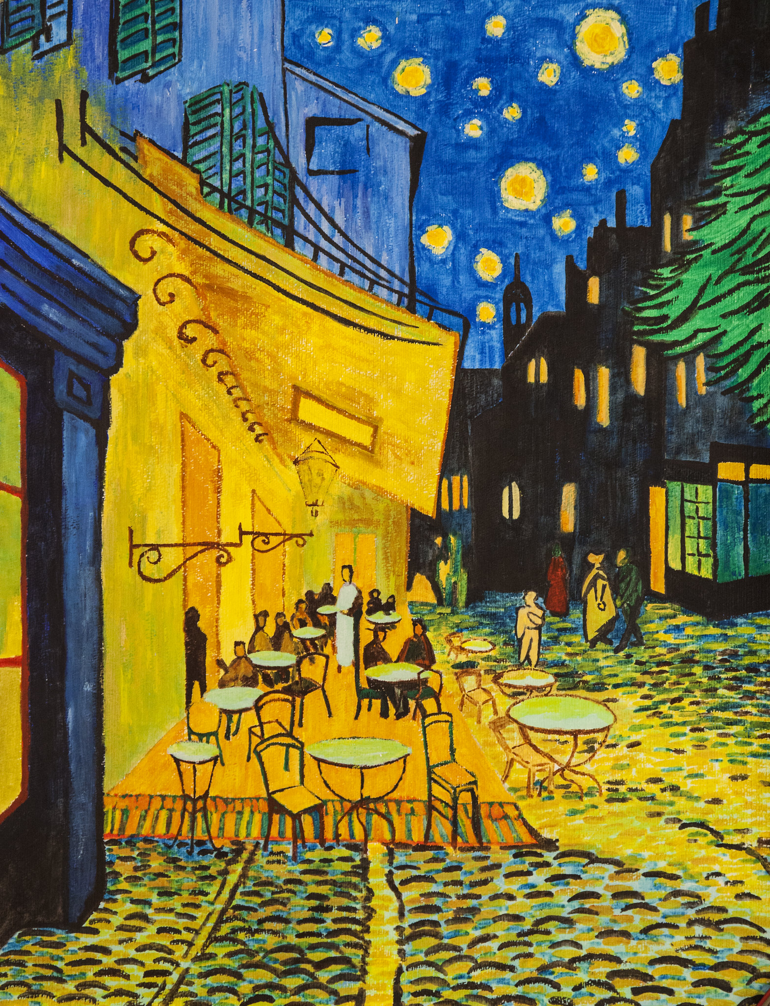 Cafe Terrace at Night, #4