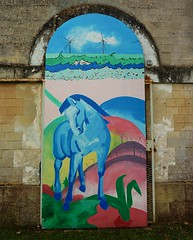 Saint Jean d' Angely, graffiti ancienne caserne