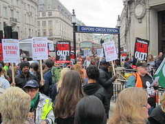 Teacher's Protest In London (10.7.15)