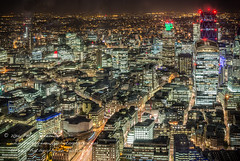 A Night View Across London From The Shard