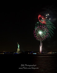 Statue of Liberty 2014 New Years Eve Fireworks