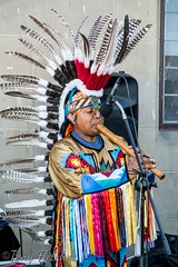 'NATIVE AMERICAN MUSIC' - 'PAN PIPE / FLUTE MUSIC' -  WHITBY AUGUST 2016 