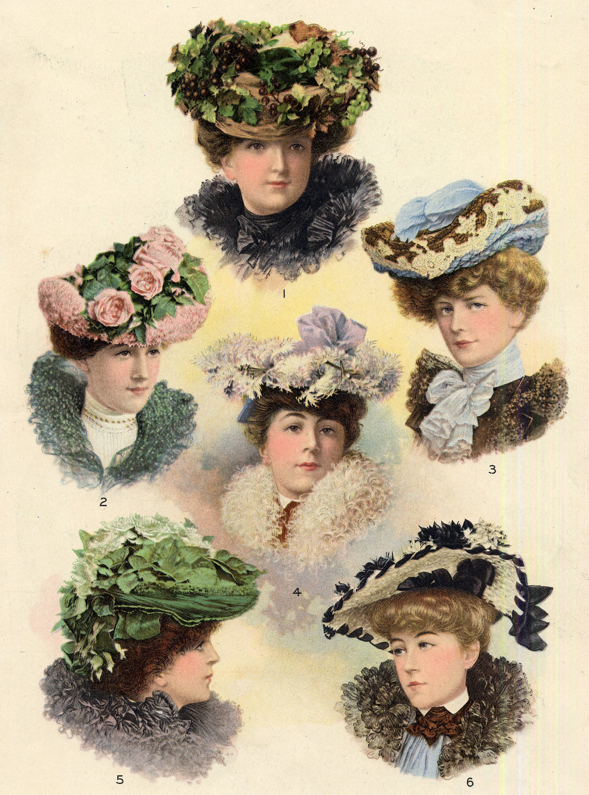 American hats Summer 1902