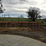Foundation With Retaining Wall Formed In Winters