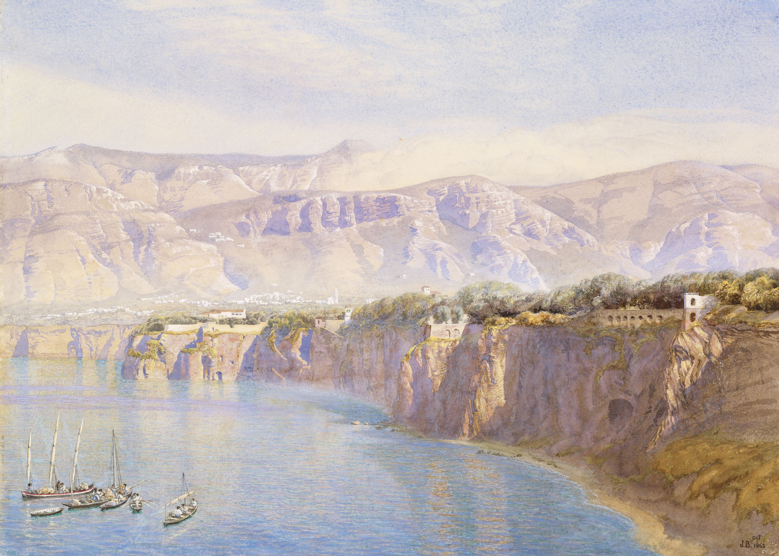 John Brett - Near Sorrento, 1863