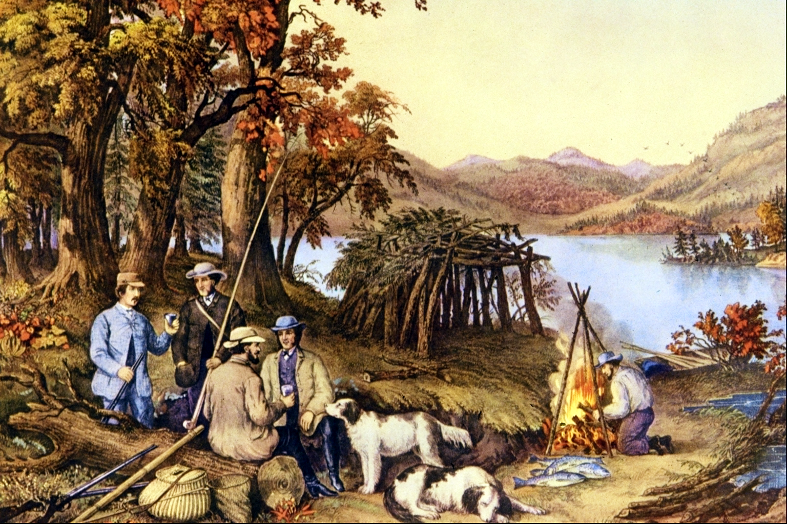 Hunting, Fishing and Forest Scenes