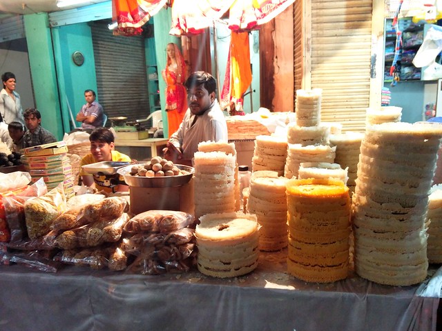 Ghevar Sellers At Begum Bazaar