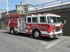 Santa Monica fire truck E1