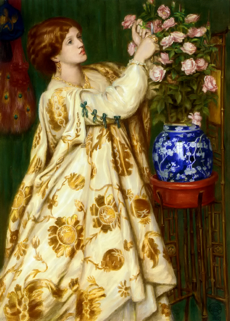 Monna Rosa by Dante Gabriel Rossetti - 1867