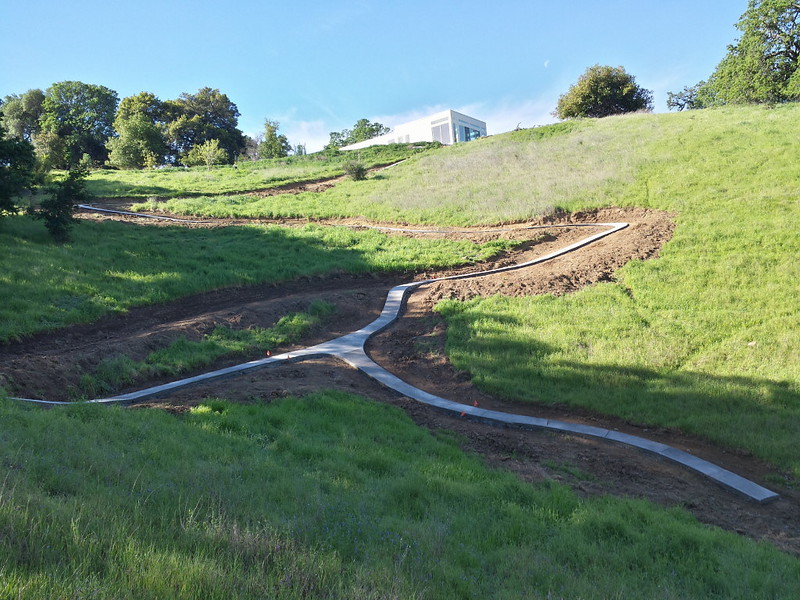 Hill Side Concrete Walkway Completed In Vacaville CA 5