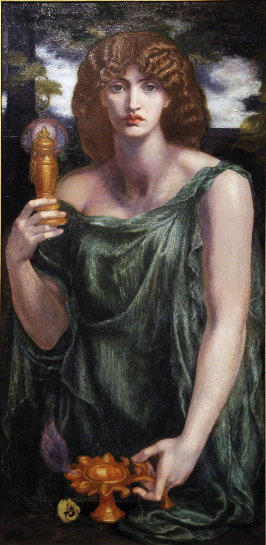 Mnemosyne by Dante Gabriel Rossetti - 1881