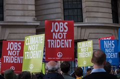 Vote Out Trident - CND protest, London 13 April 2015