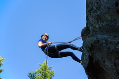 abseiling
