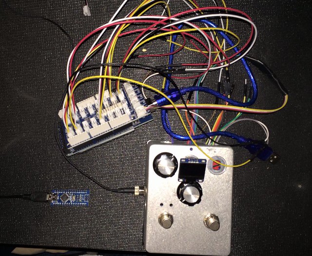 picture of guitar pedal prototype