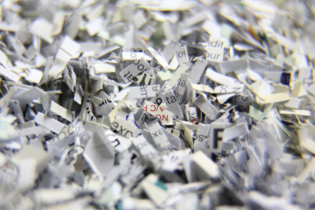 shredder confetti