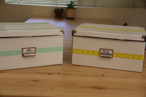 Ikea box organization