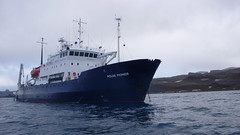 Polar Pioneer w Zatoce Admiralicji - płyniemy 