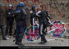 Paris, manifestation du 14 juin 2016 contre la loi travail