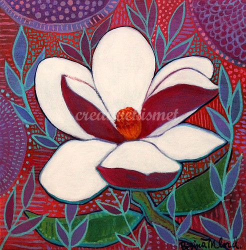 White Gardenia - Art by Regina Lord