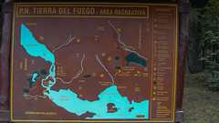 Tablica informacyjna - Tiera del Fuego National Park