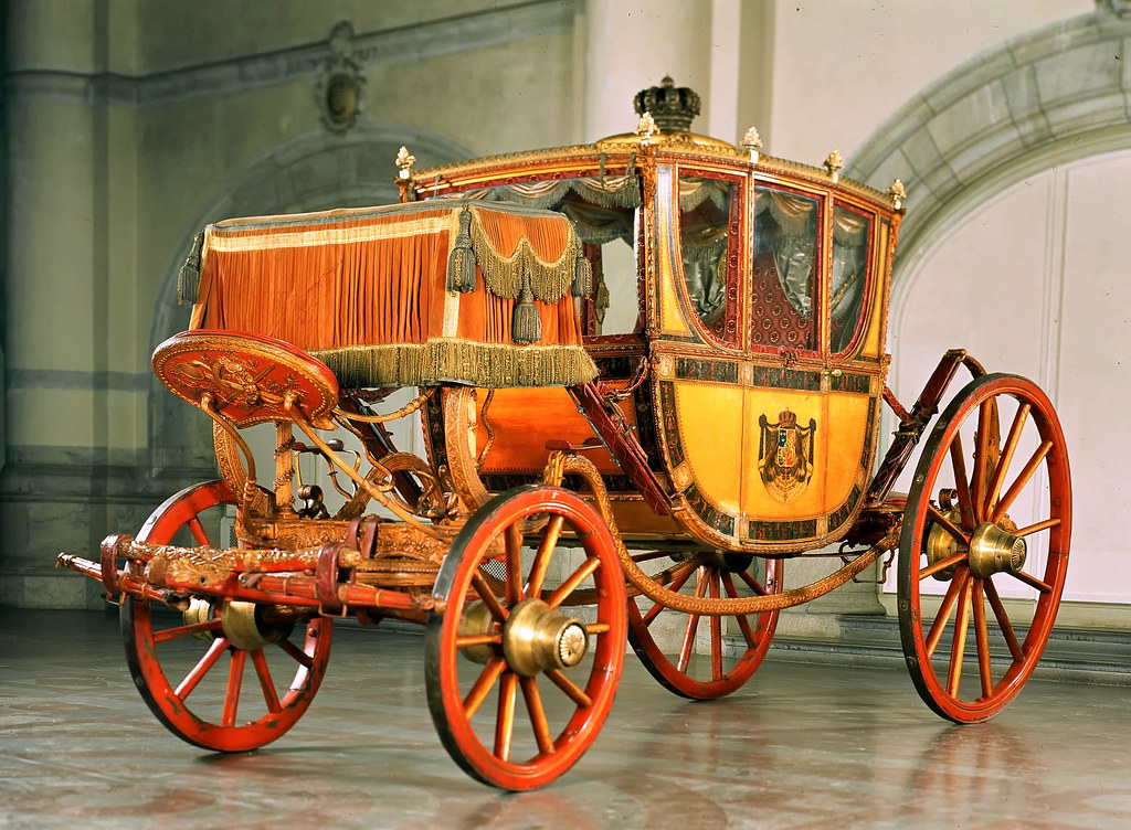 Queen Brysselska carriage. The Royal Armoury, Stockholm