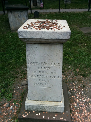 Paul Revere's gravestone