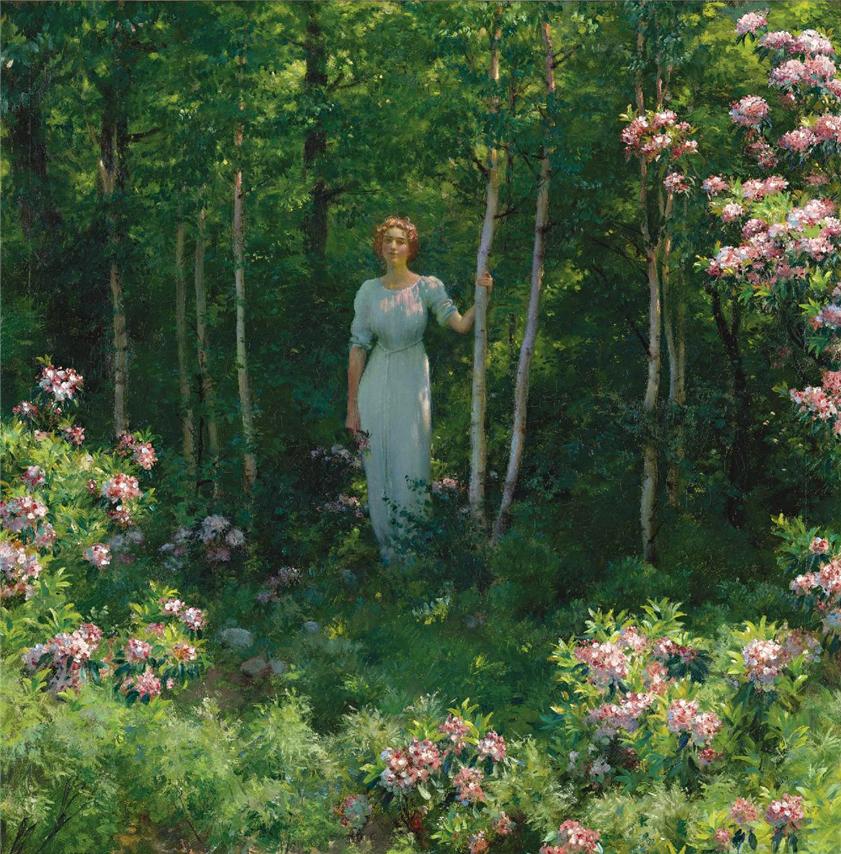 The Edge of the Woods by Charles Courtney Curran - 1912