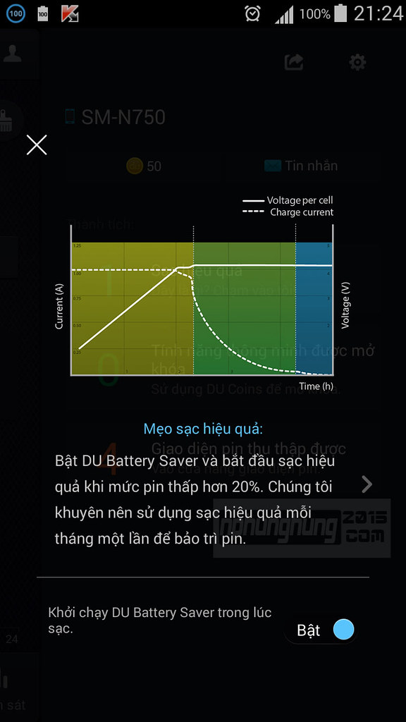 Thế nào là sạc hiệu quả - DU Battery Saver
