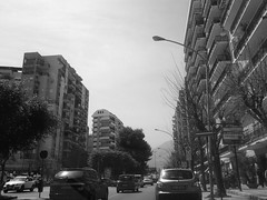 Via di Palermo in bianco/nero