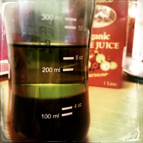 Apple juice + olive oil is ready! 兩個月唔使食意大利菜！