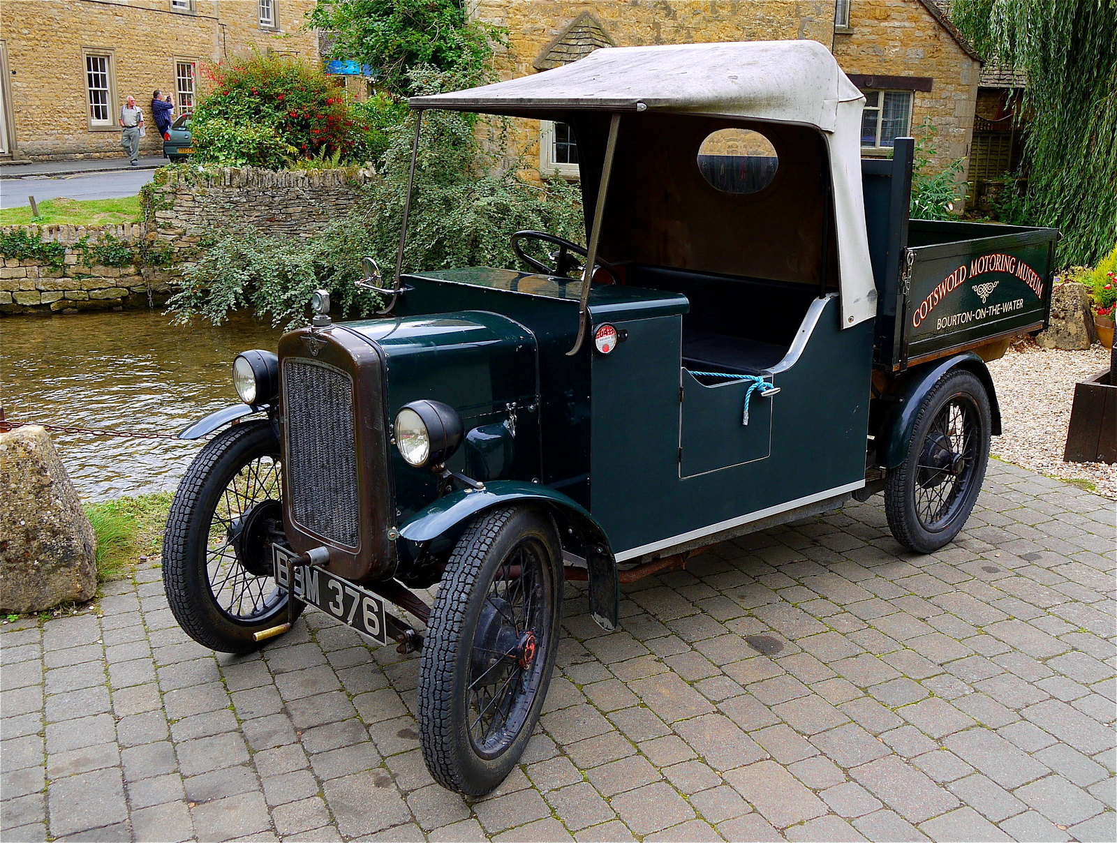 1937 Austin van at the Cotswolds Motor Museum in Bourton-on-the-water