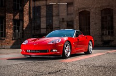 Red Corvette C6