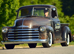 Classic Chevy pickup at Cars & Coffee of the Upstate SC