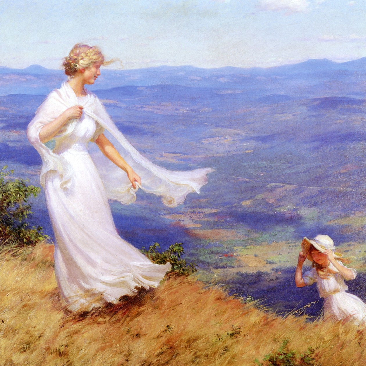 The West Wind by Charles Courtney Curran - 1918