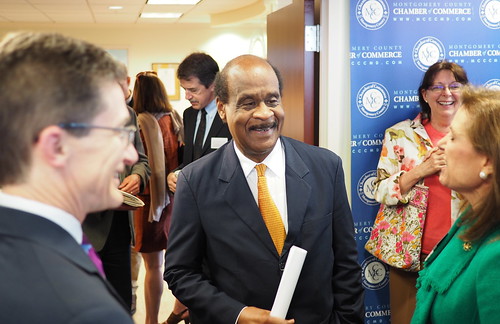 County Executive Ike Leggett attended the Green Business Program Expansion announcement. 